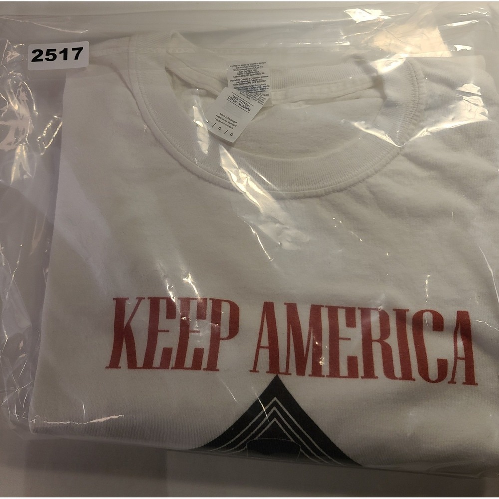 Gildan Keep America Trump Tight Spade Graphic T-Shirt White Men's Short sleeve L - Picture 13 of 13